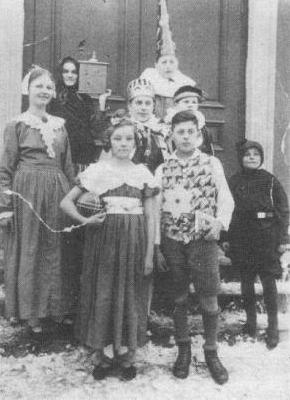 Beim Elternabend der Volksschule Kotzenau 1930/31