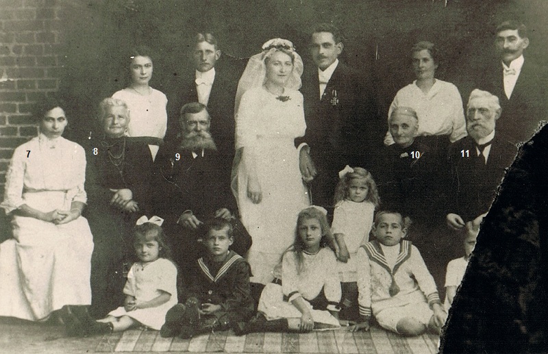 1919 Hochzeit von Gustav Bernard und Anna geb. Schäfer
