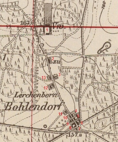 Dorfplan Bohlendorf von Sigrid Hocker