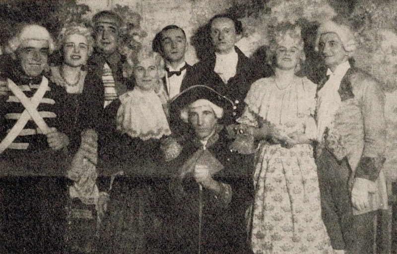 Mallmitzer Gesang- und Theaterspielverein im Winter 1938/39