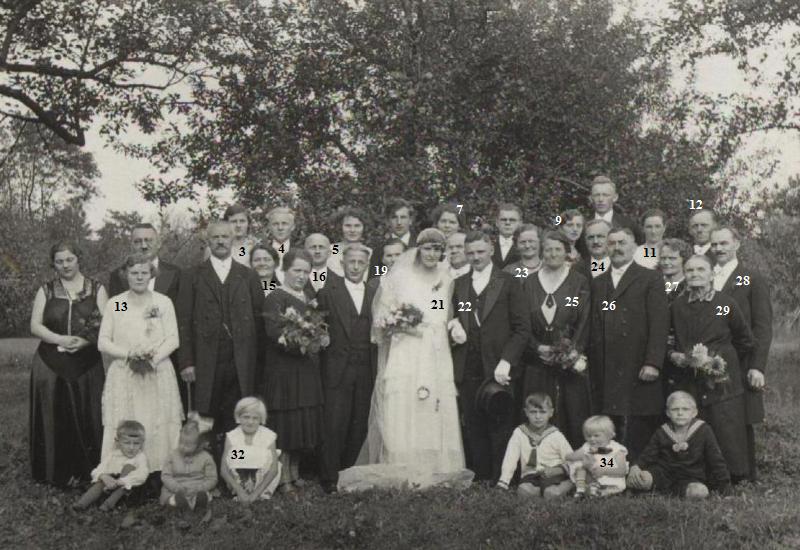 Hochzeit von im Jahr 1931