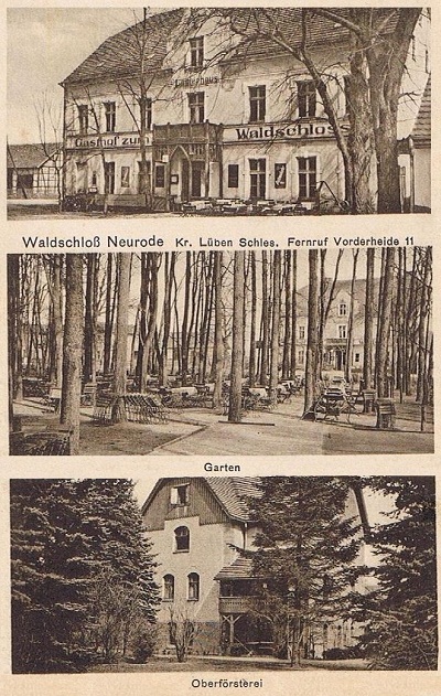 Gasthof zum Waldschloss mit Garten und Neuer Oberförsterei