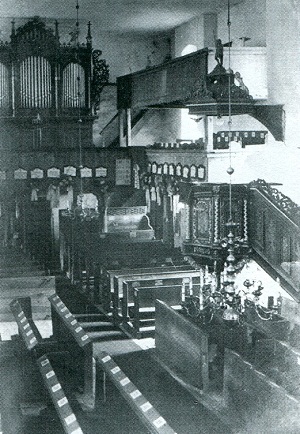 Das Innere der Kirche zu Oberau