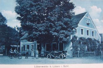 Lübenwalde 1930 Gaststätte zur Erholung Inhaber E. Beuthner