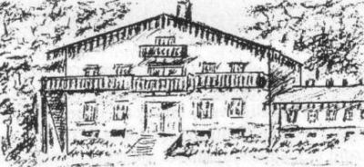 Forsthaus Teichvorwerk, Zeichnung von Hans-Werner Liers