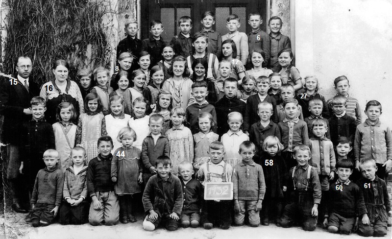 Volksschule Pilgramsdorf 1932