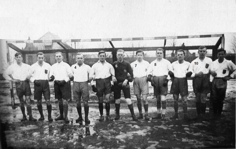Fußballmannschaft Queißen um 1930