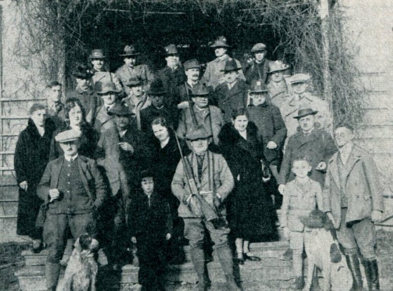 Raudtener Jagdfreunde im November 1931