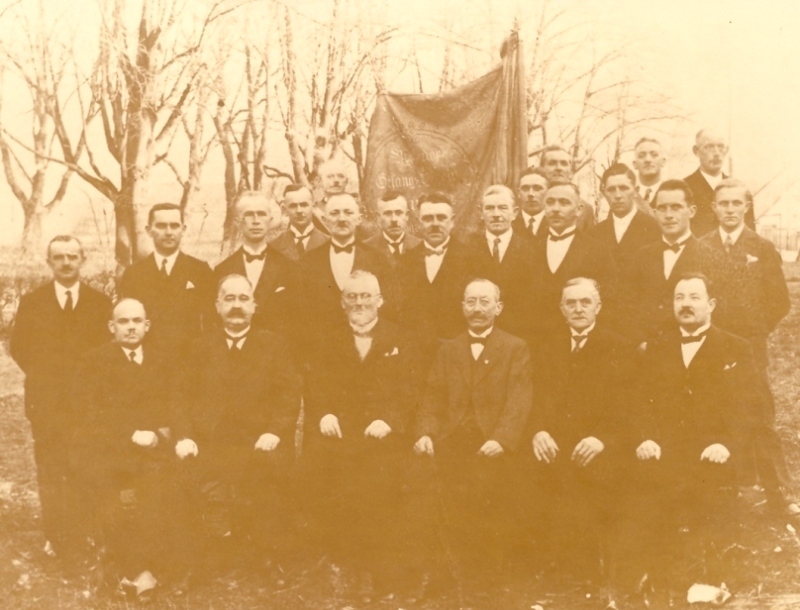 Männer-Gesangverein Raudten im November 1935