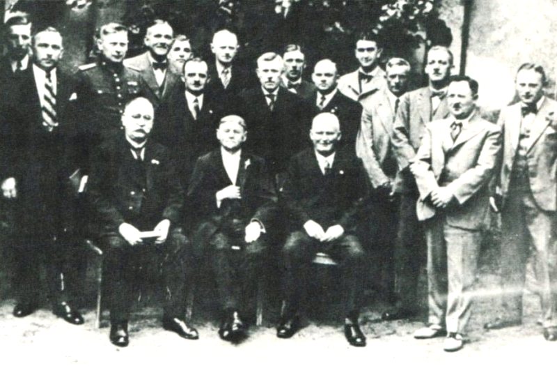 Männer-Gesangverein Raudten um 1930
