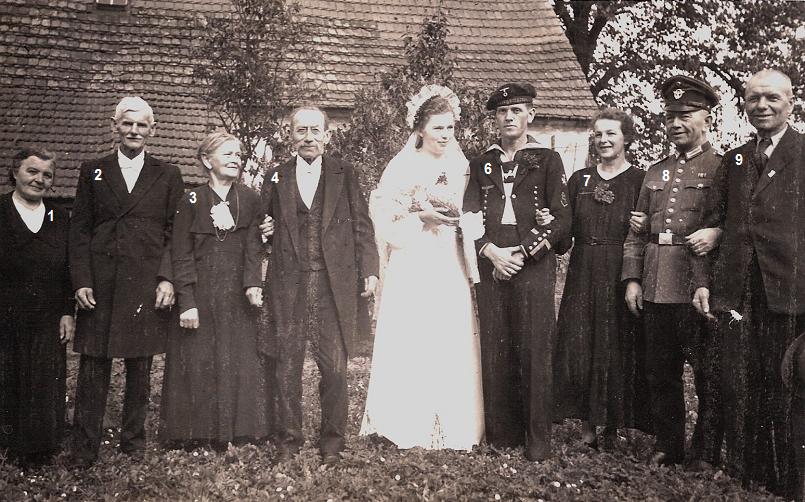 Annemarie Brandts Hochzeit im Mai 1942