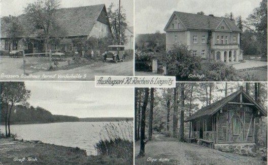 Grossers Gasthaus Tel. Vorderheide 9, Schloss, Großteich, Olga-Hütte