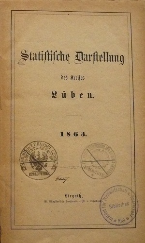 Statistische Darstellung des Kreises Lüben 1863