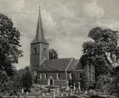 Die evangelische Kirche zu Thiemendorf