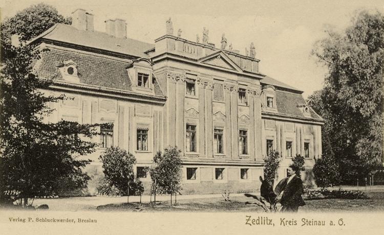 Schloss der Familie von Wechmar in Zedlitz