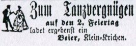 Anzeigen aus dem Lübener Stadtblatt vom 4. Juni 1892